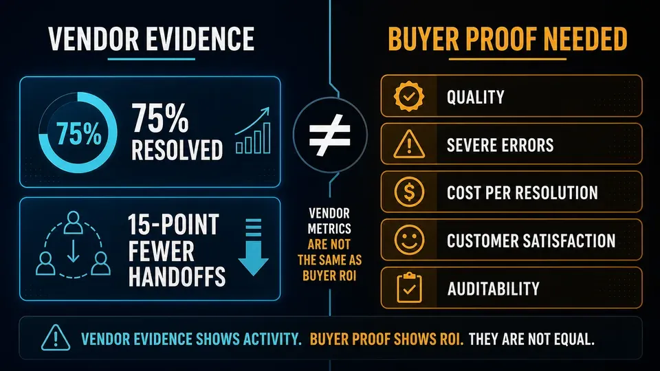 Difference between OpenAI Presence vendor evidence and buyer-specific proof