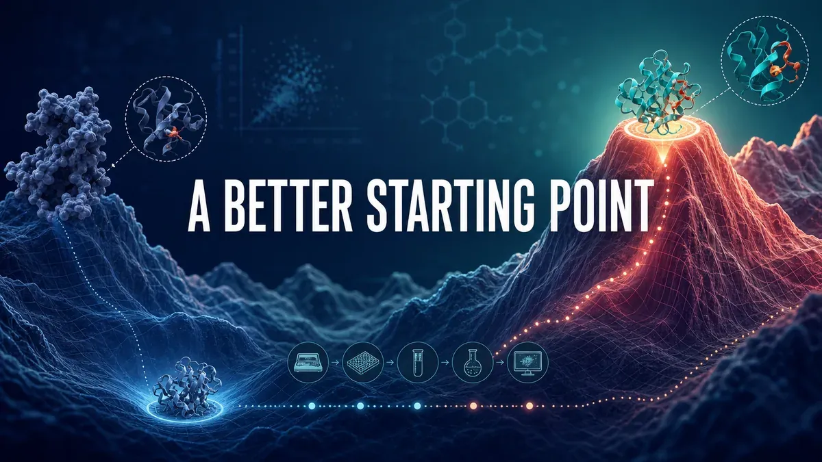 AI Made Protein Evolution 79× More Selective—By Improving the Starting Point, Not Replacing the Lab