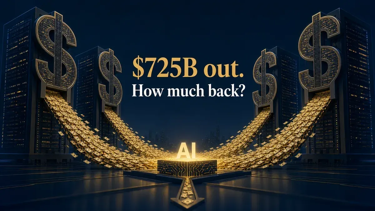 Big Tech Will Spend $725 Billion on AI in 2026 — Up 77%. Is the Revenue Actually Showing Up?
