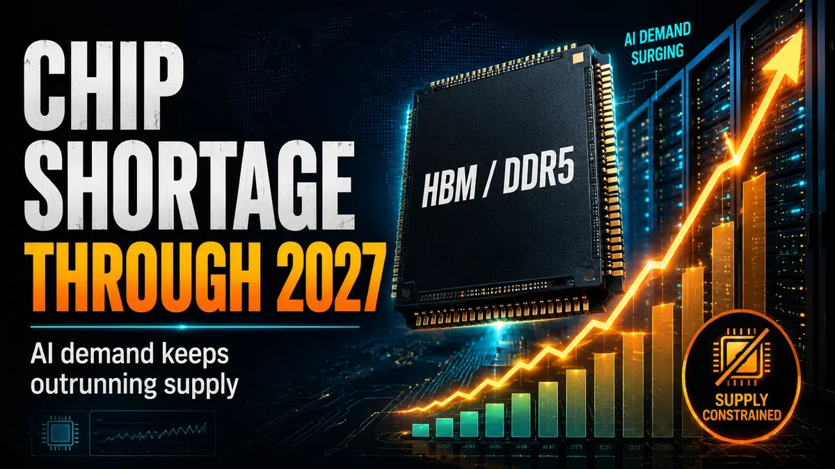 The Chip Shortage Isn't Ending — It Runs Past 2027