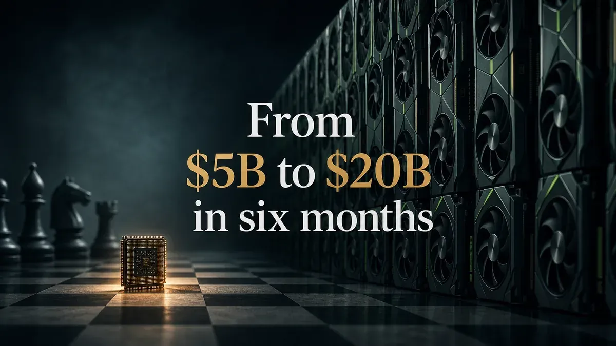 Etched's Jump From $5B to $20B: What a Transformer-Only AI Chip Means for Nvidia's Grip