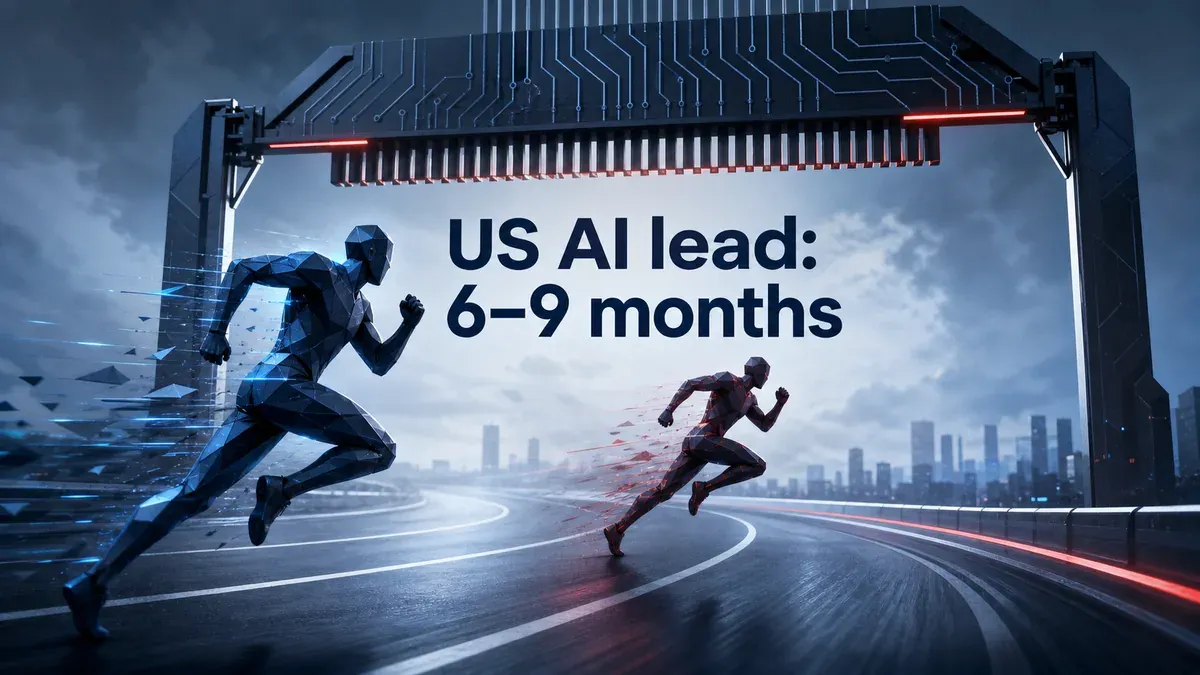 The US AI Lead Over China Is Just 6–9 Months — And Anthropic Says Washington's Own Rules Could Shrink It