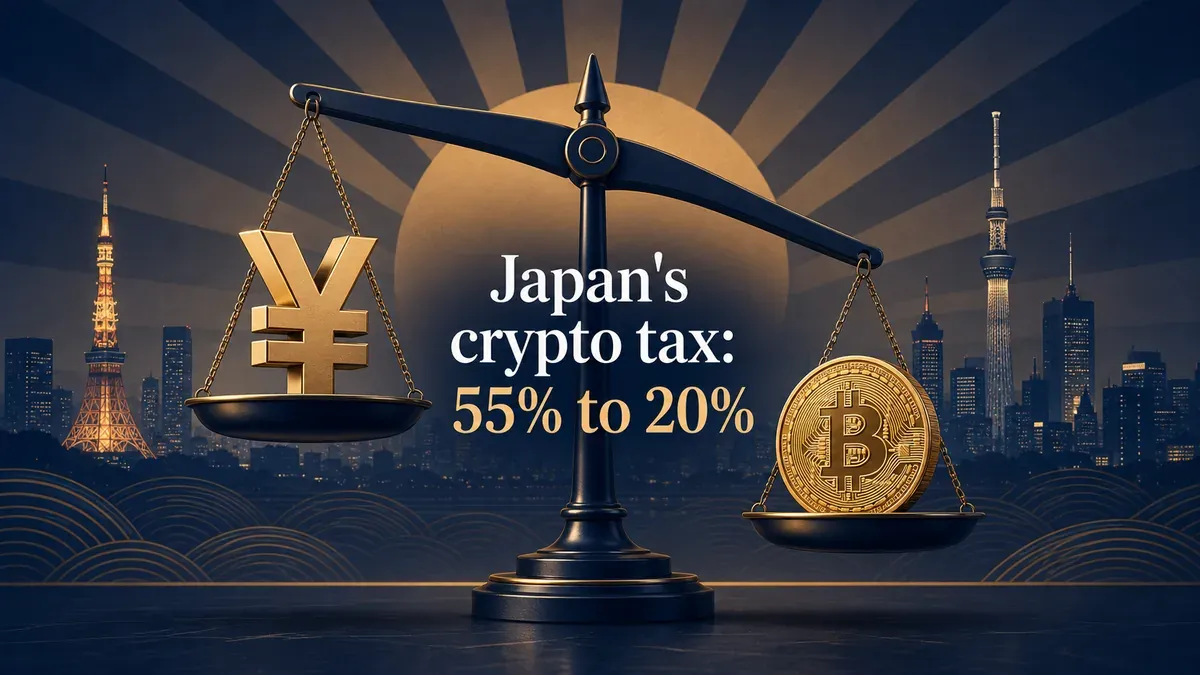 Japan's Crypto Tax Cut Explained: From 55% to a Flat 20% and the FIEA Switch That Makes It Possible