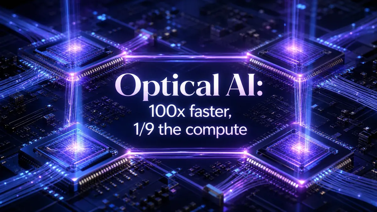 China's Optical Chip, Explained: How a Peking University System Ran AI Inference 100x Faster on One-Ninth the Compute
