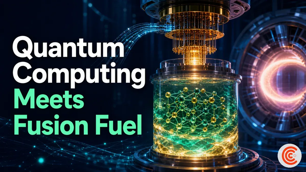 A Quantum Computer Just Modeled Fusion Fuel for the First Time — and It's About Tritium