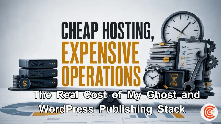 The Real Cost of My Ghost and WordPress Publishing Stack