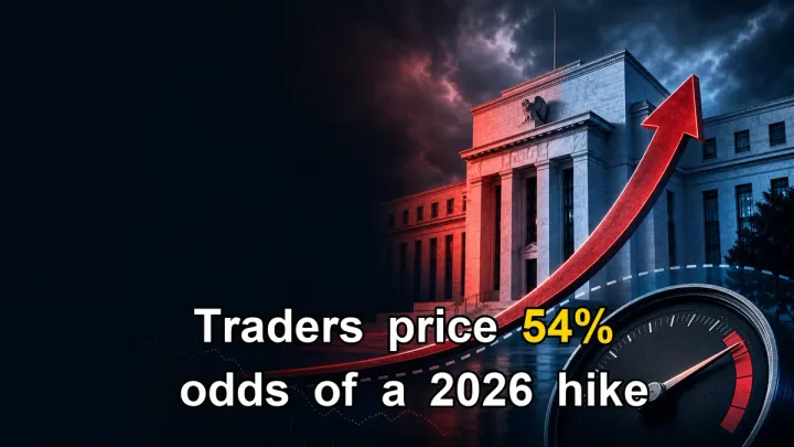 Why Traders Now See 54% Odds the Fed Hikes in 2026 — Not Cuts